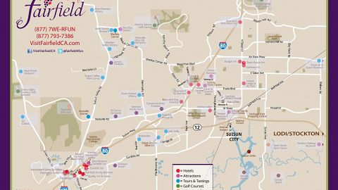 Fairfield CA Map  Our Downtown Fairfield CA Interactive Map