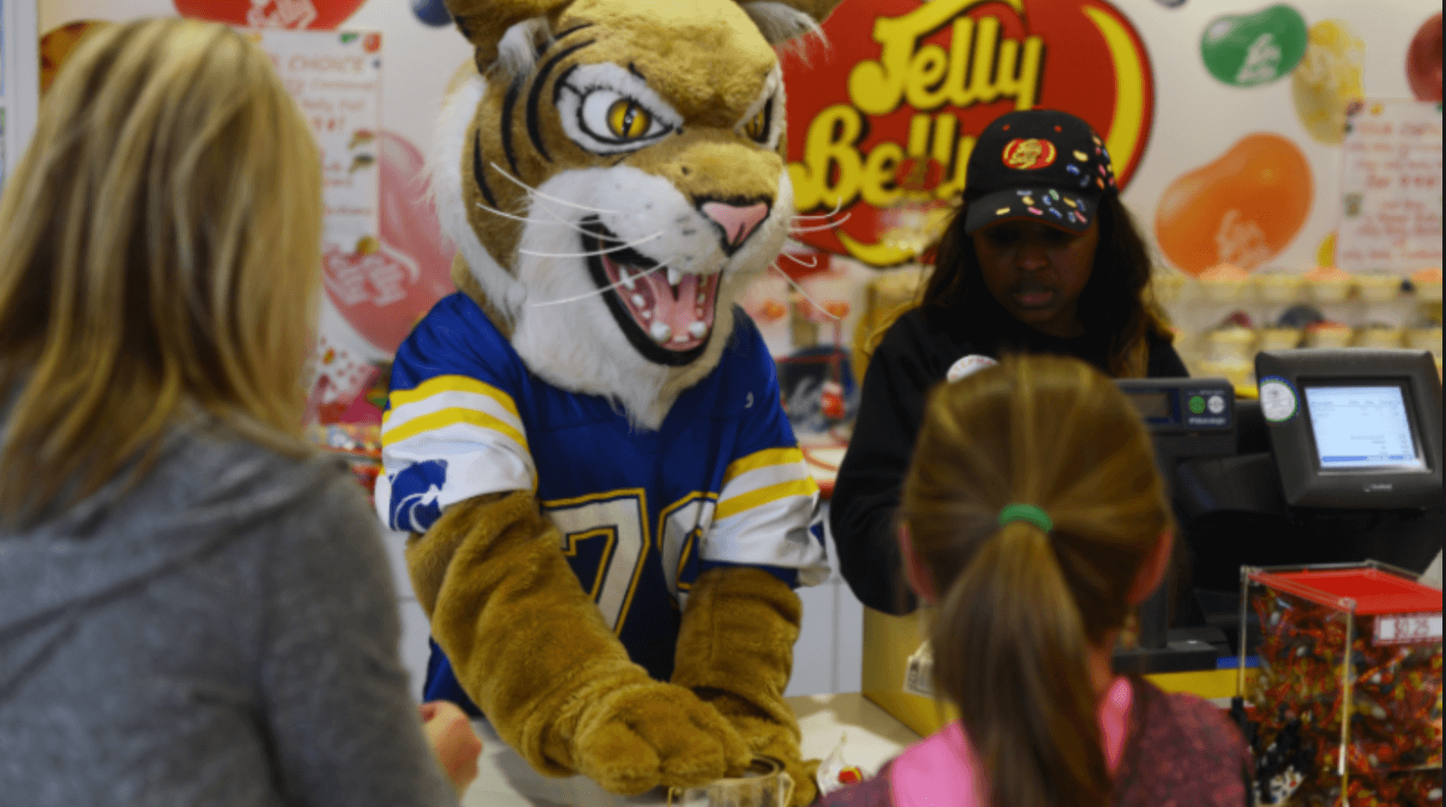 Mascots are coming to Jelly Belly on Aug. 7
