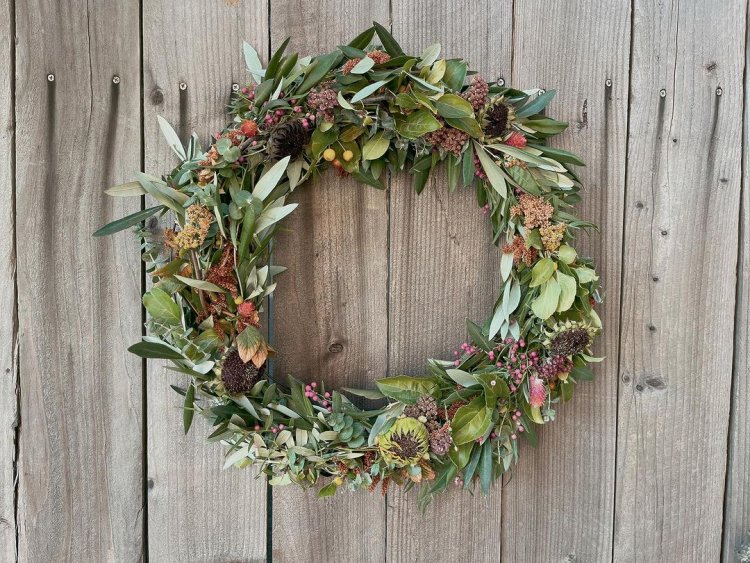 Image of Fall Wreath Workshop at Olivewood Flowers